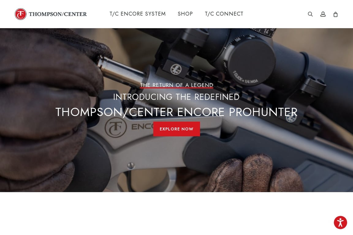 Thompson Center Accessories homepage