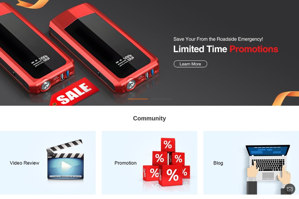 Audew homepage