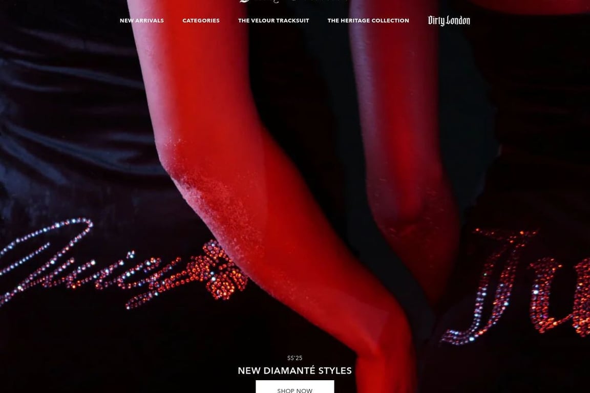 Juicy Couture UK homepage