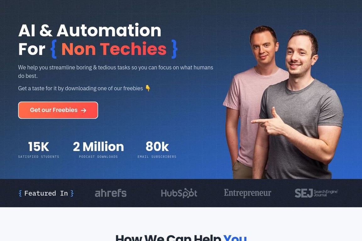 Authority Hacker homepage