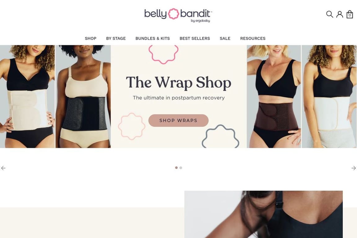 Belly Bandit homepage