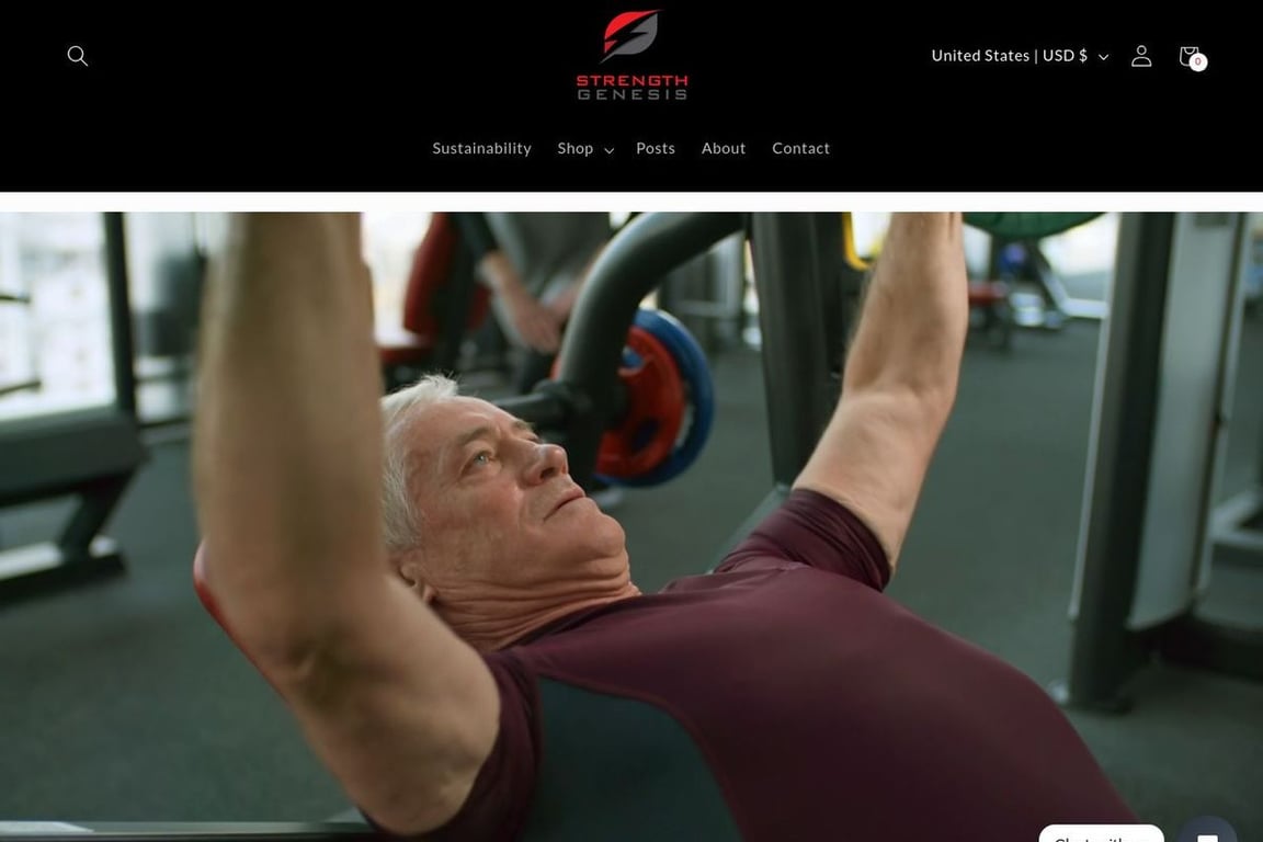 Strength Genesis homepage