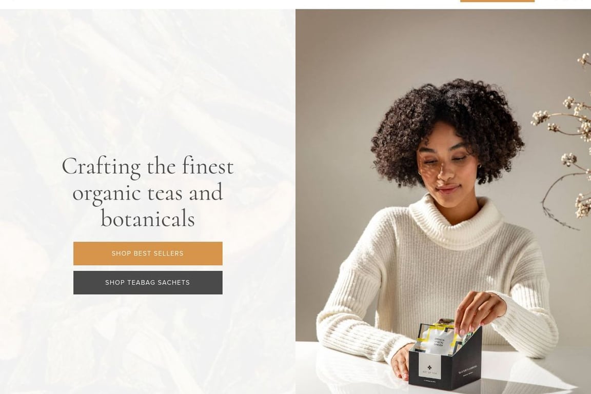 Art of Tea homepage