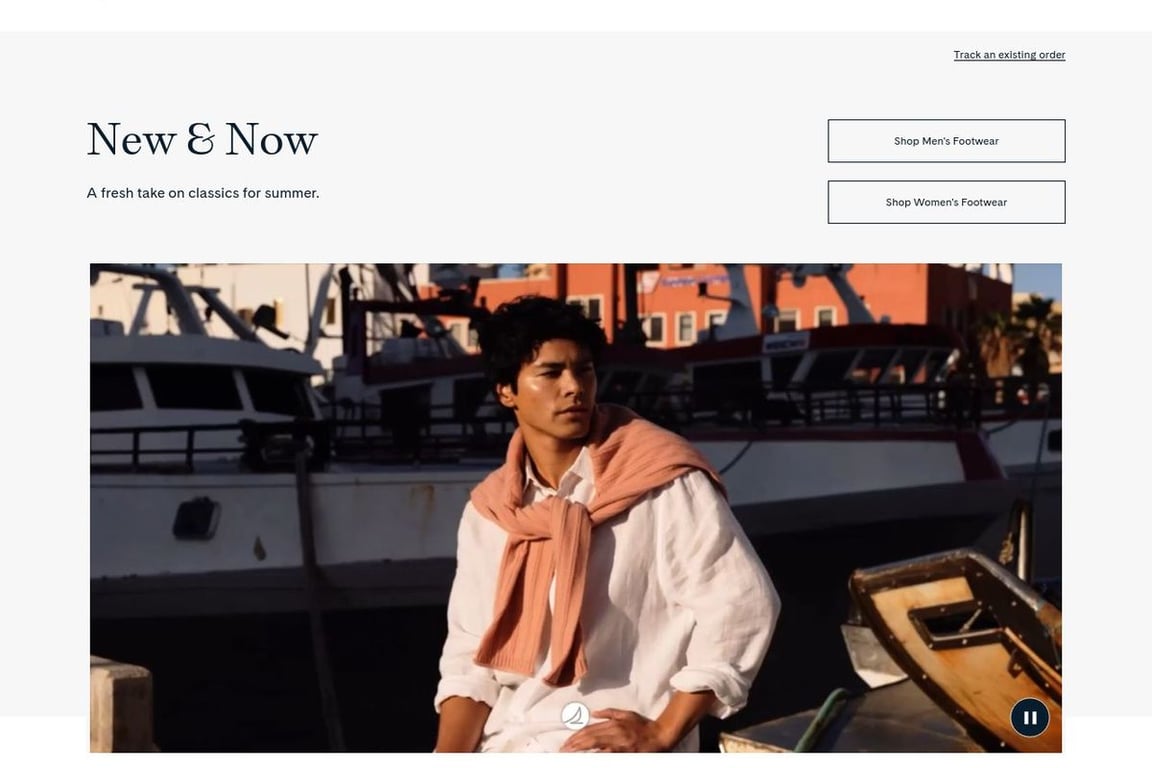 Sperry homepage