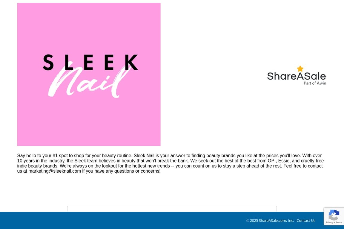 Sleek Nail Affiliate Program: Commission & Program Details (2026)