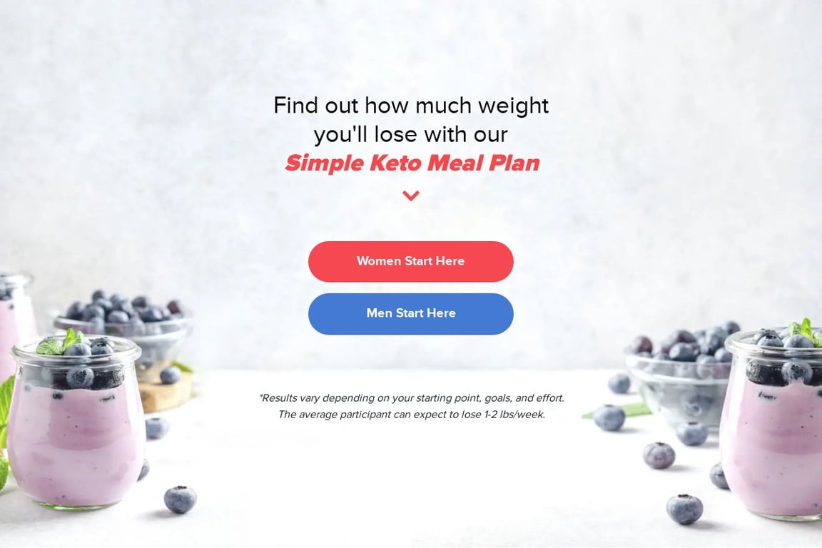 Konscious Keto homepage