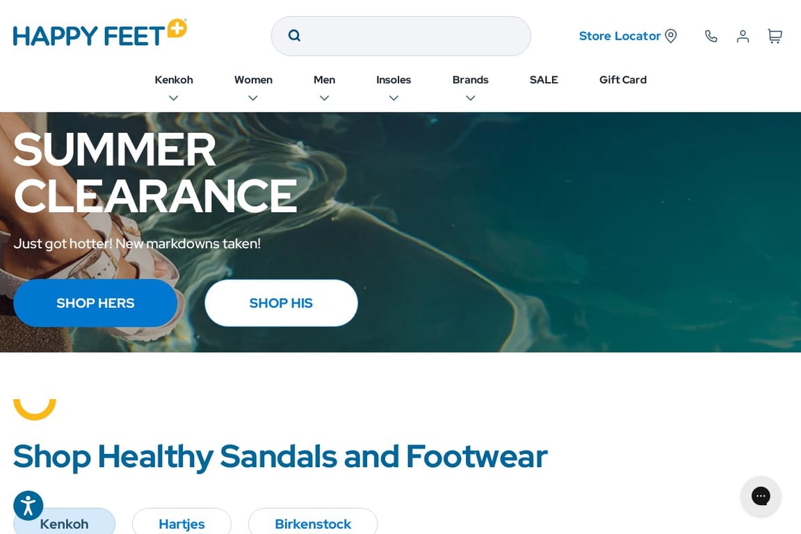 Happy Feet Plus: Shoes, Sandals and Clogs homepage
