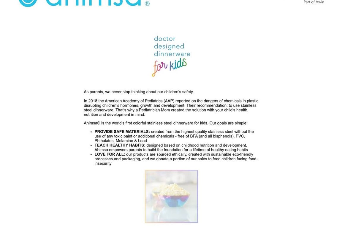 Ahimsa affiliate program signup page