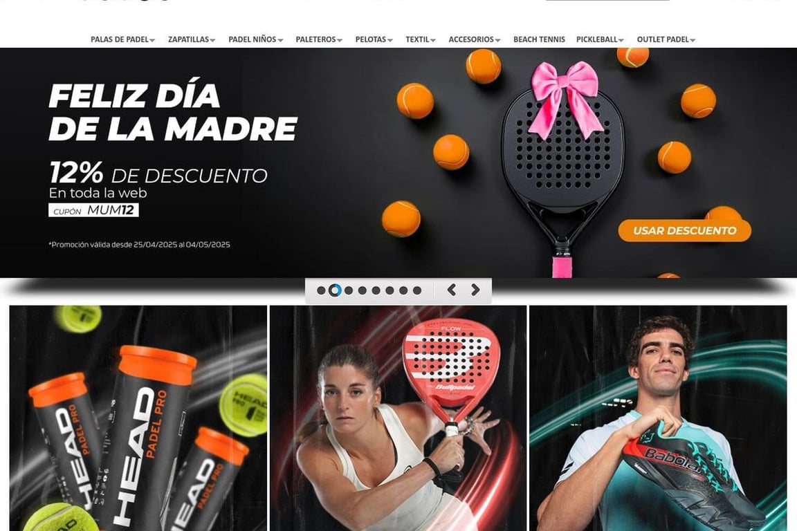 StreetPadel UK homepage