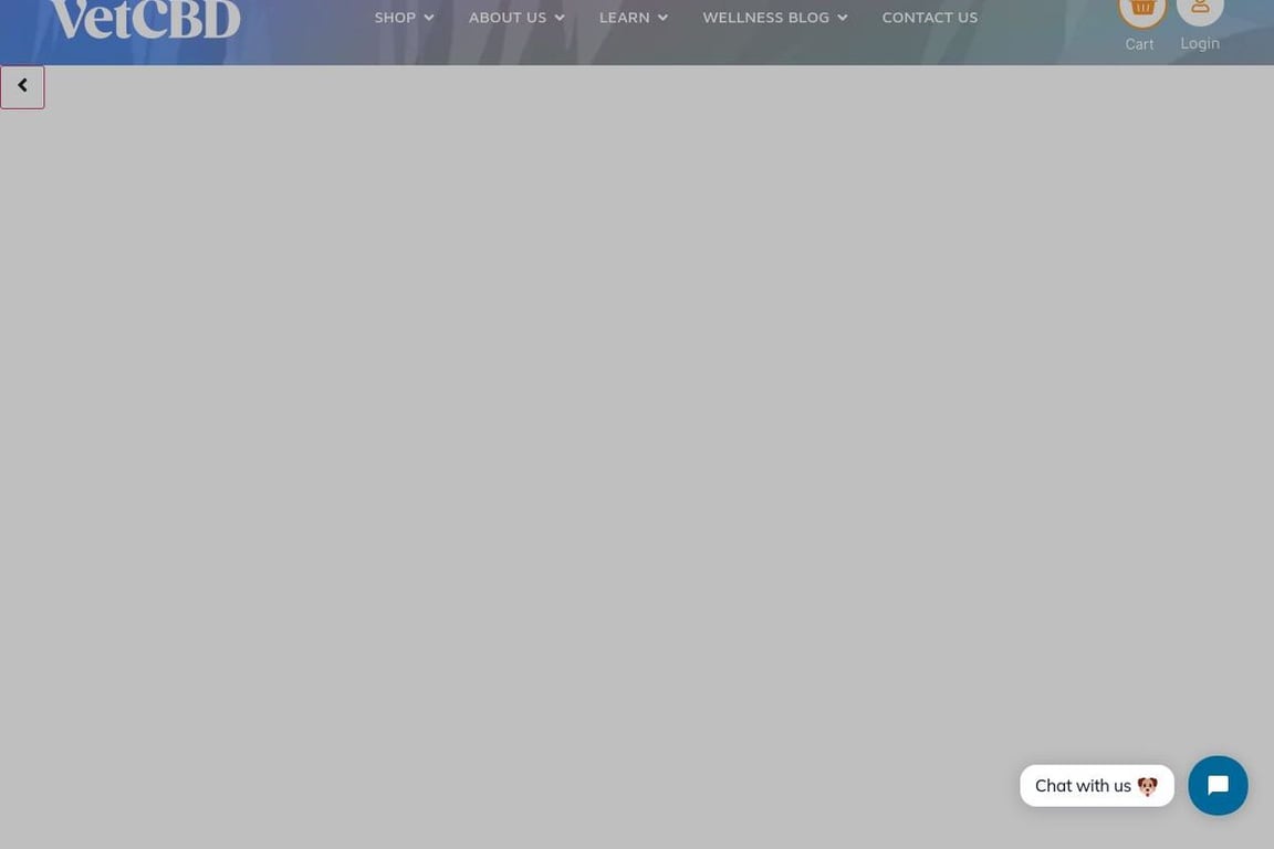 VET CBD homepage