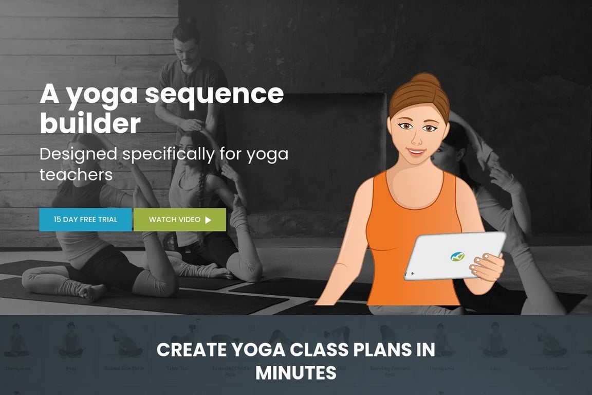 Yoga Class Plan homepage