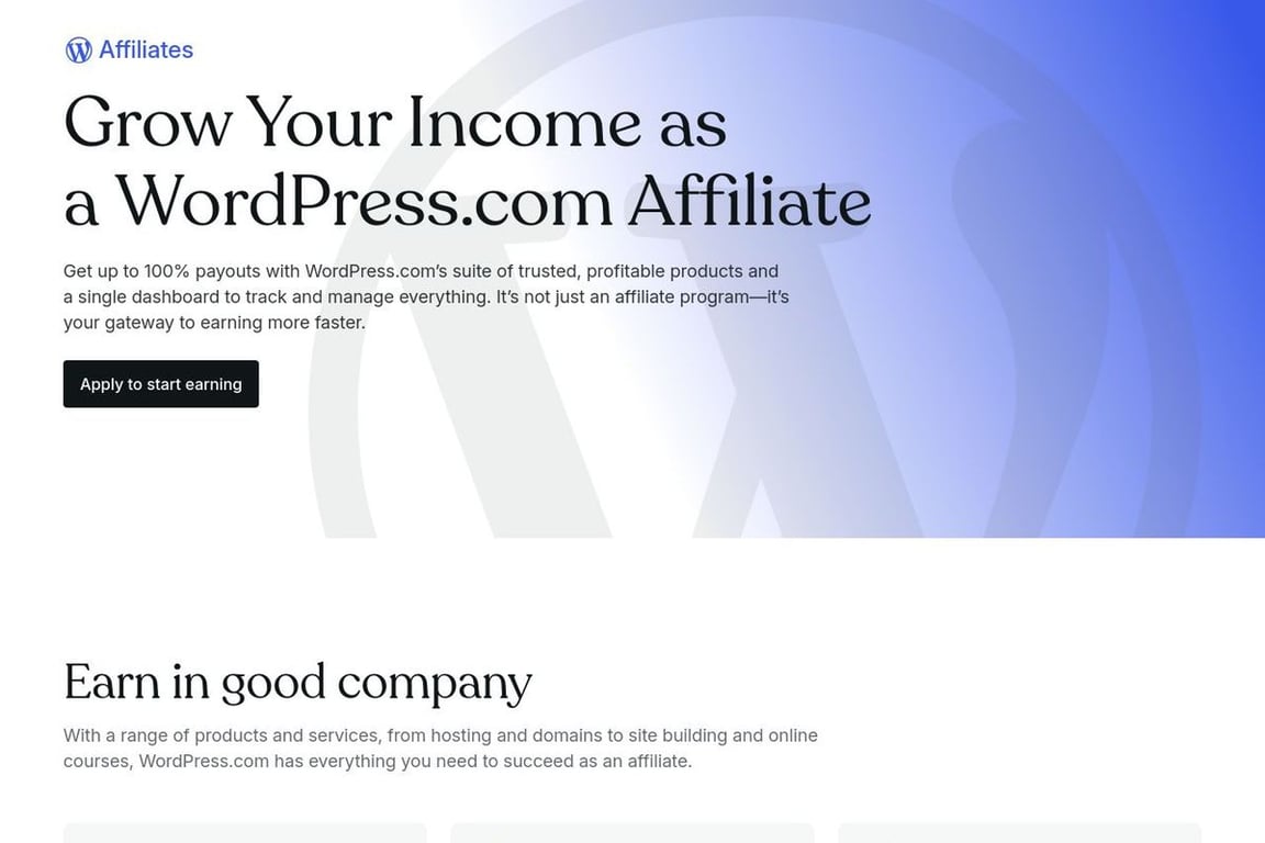 Sensei LMS affiliate program signup page