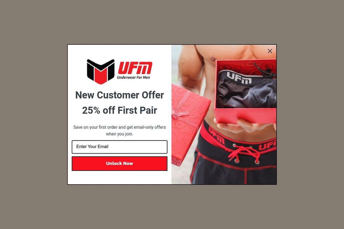 UFM Underwear homepage