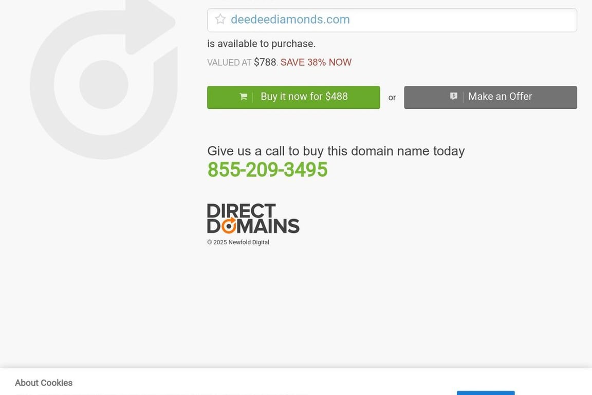 Dee Dee Diamonds homepage