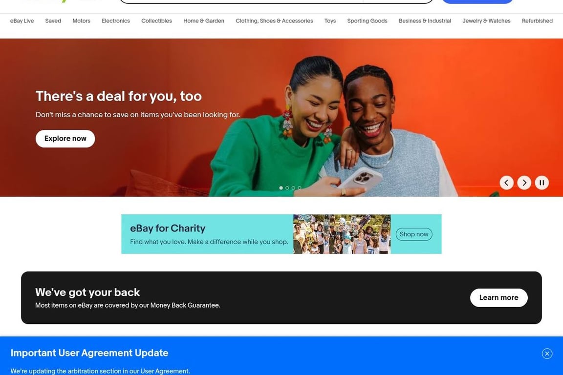 eBay Partner Network homepage