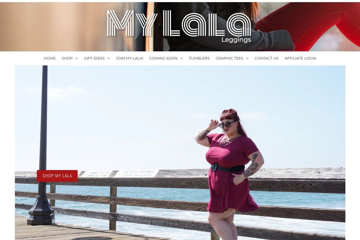 My Lala Leggings homepage
