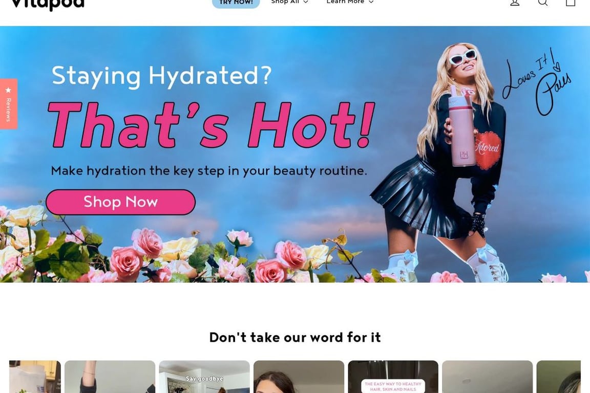 Vitapod homepage