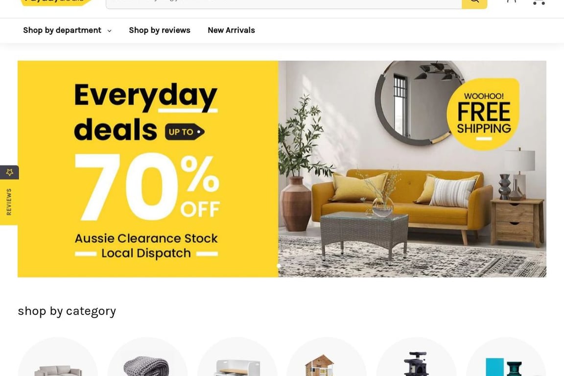 Payday Deals homepage