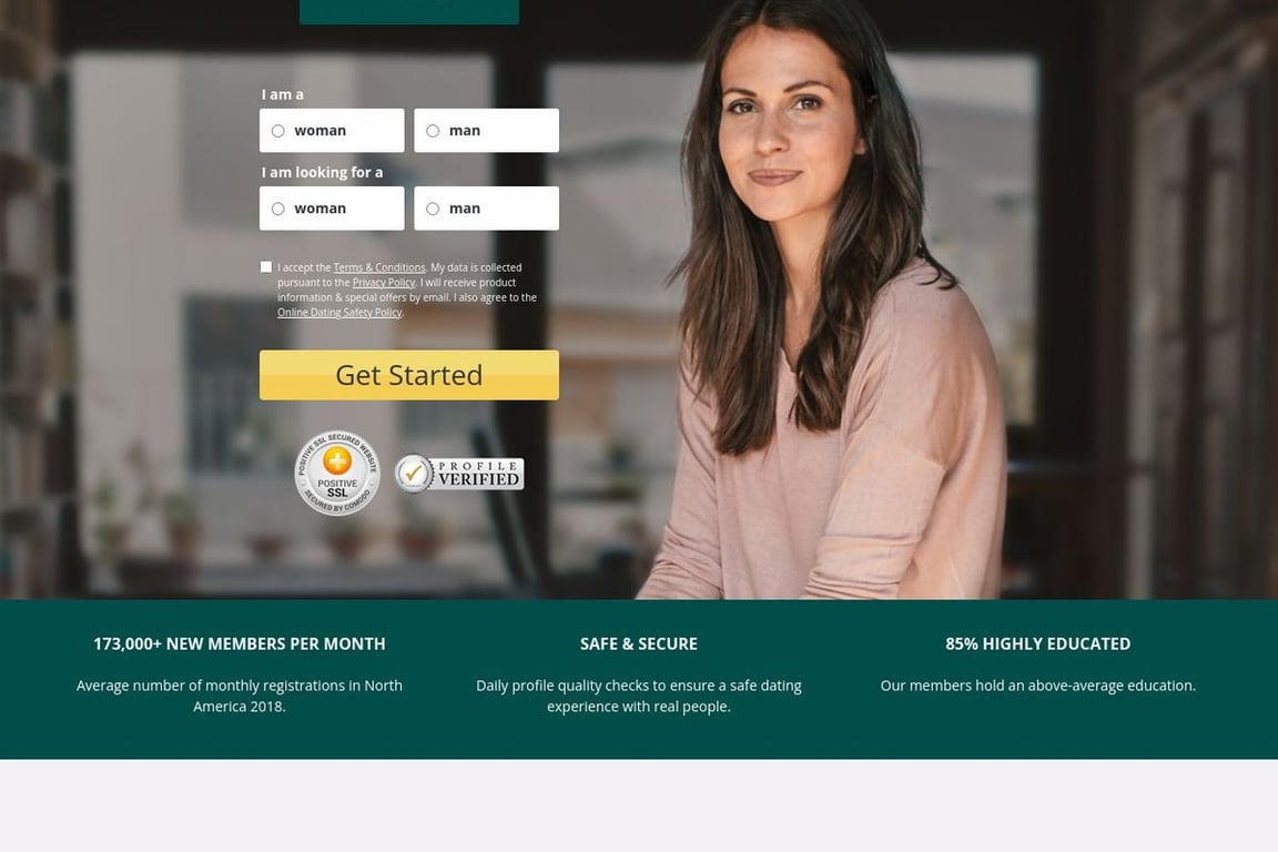 ELITESINGLES CA homepage