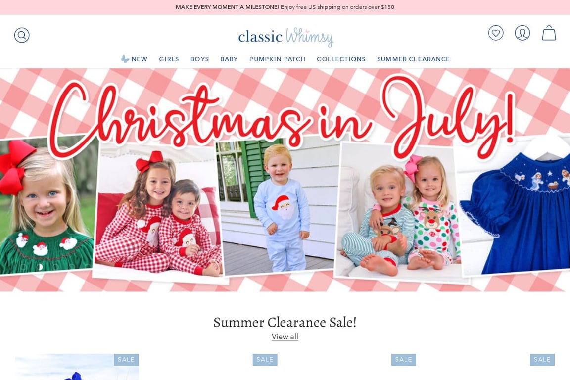 Smocked Auctions homepage