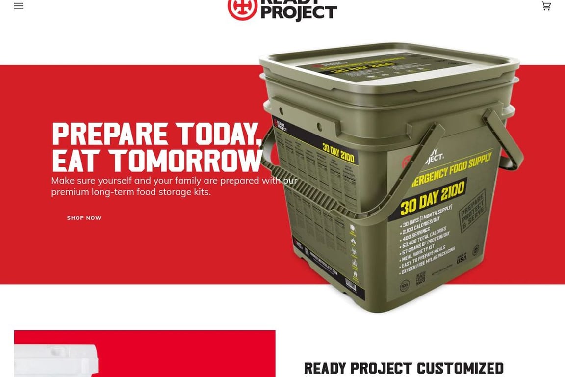 Ready Project homepage