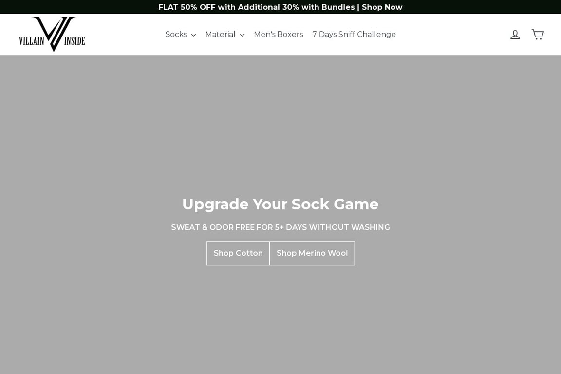 Villain Inside homepage