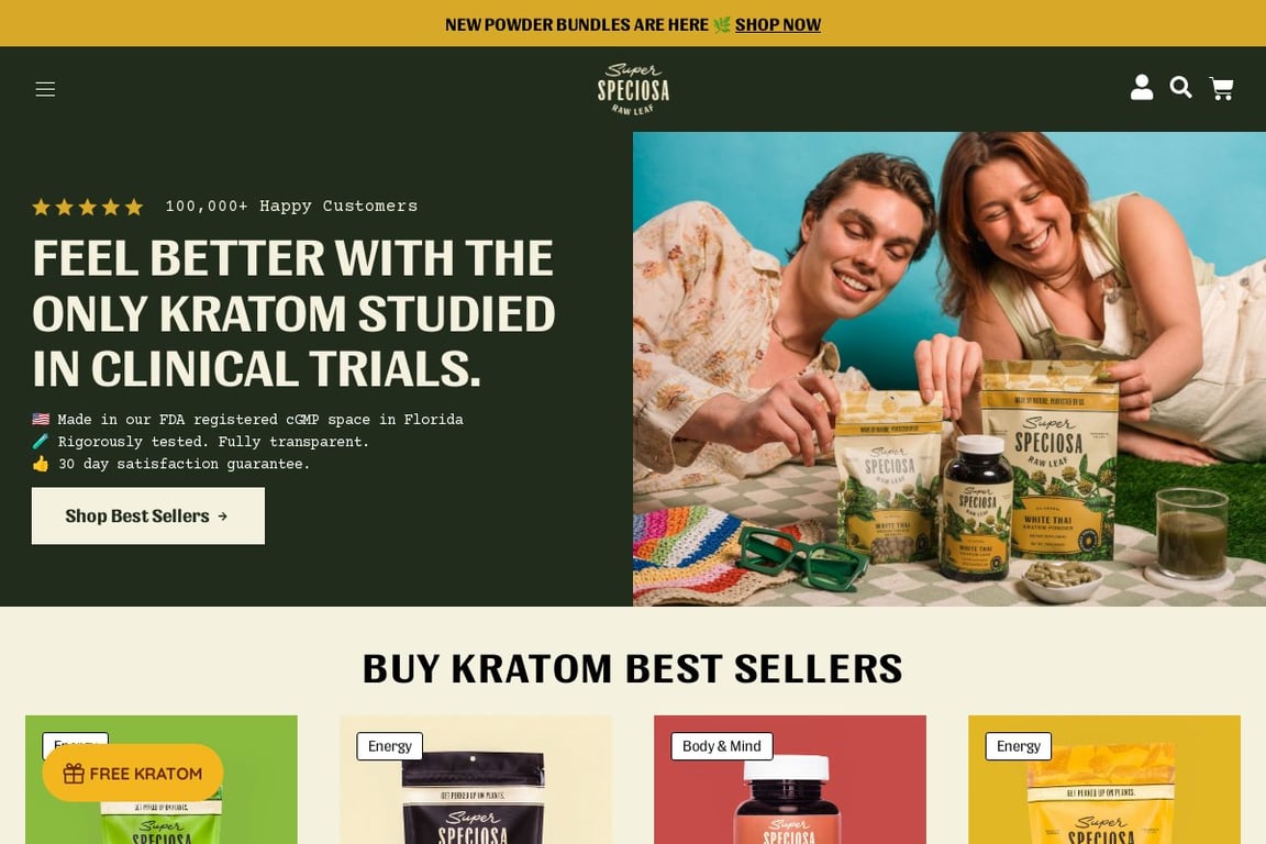 Super Speciosa homepage