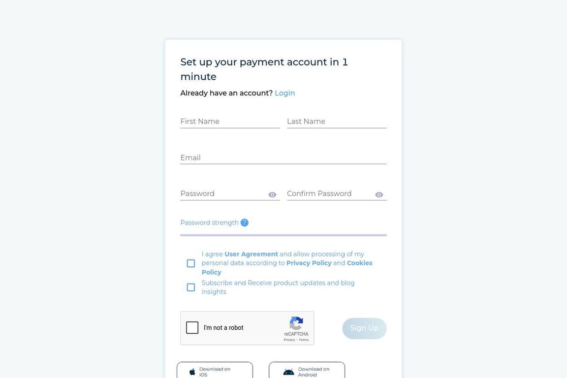 TRASTRA affiliate program signup page