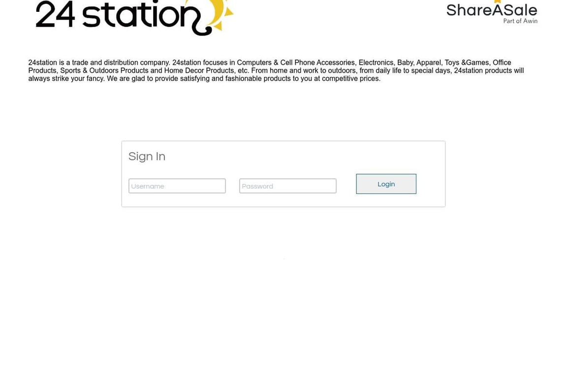 24station affiliate program signup page
