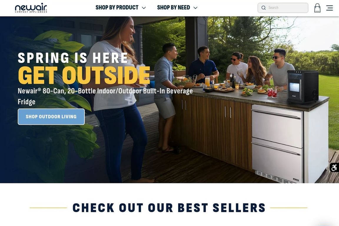 NewAir homepage