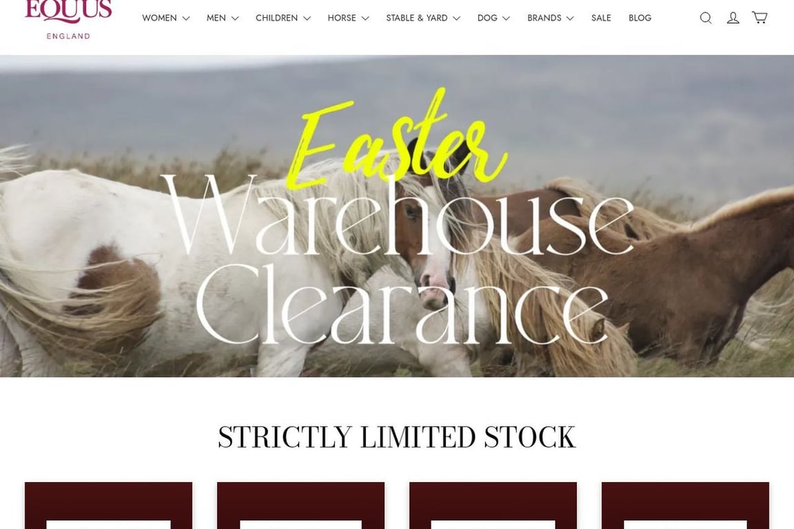 Equus homepage