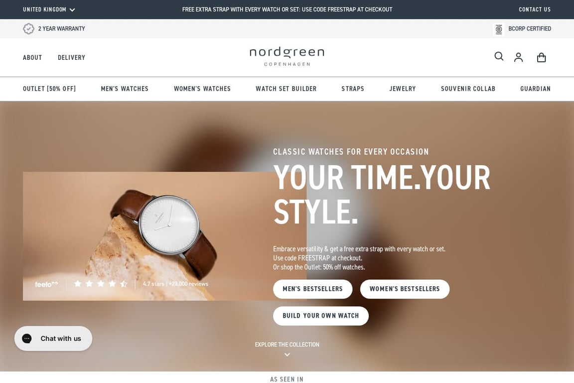 Nordgreen UK homepage