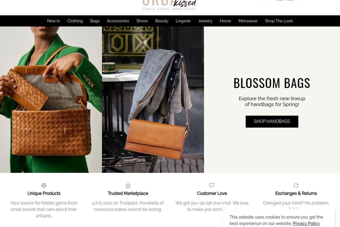 Urbankissed homepage