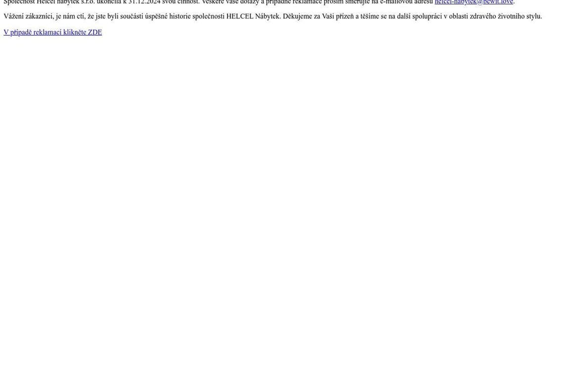 Nabytek-helcel.cz homepage