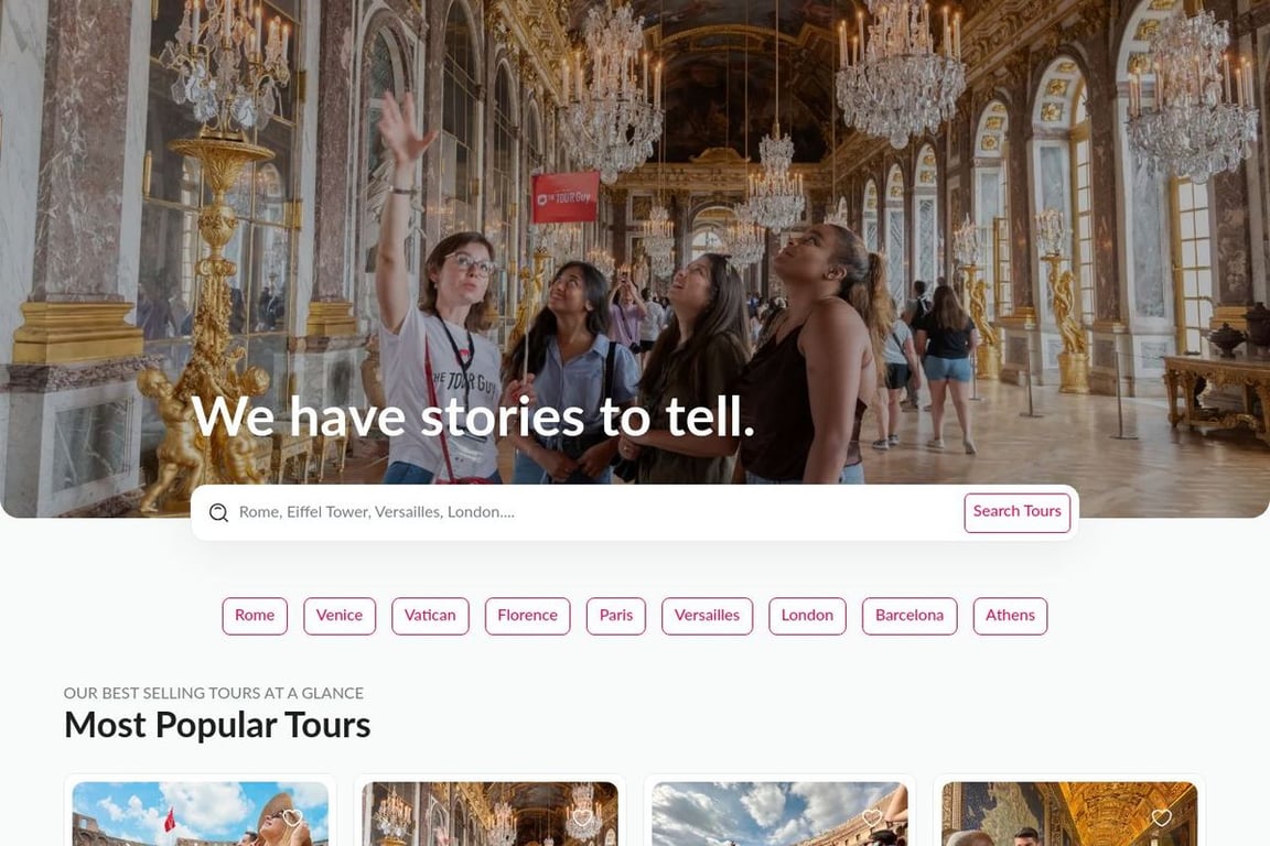 The Tour Guy homepage