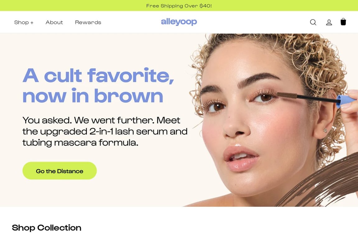 Alleyoop homepage