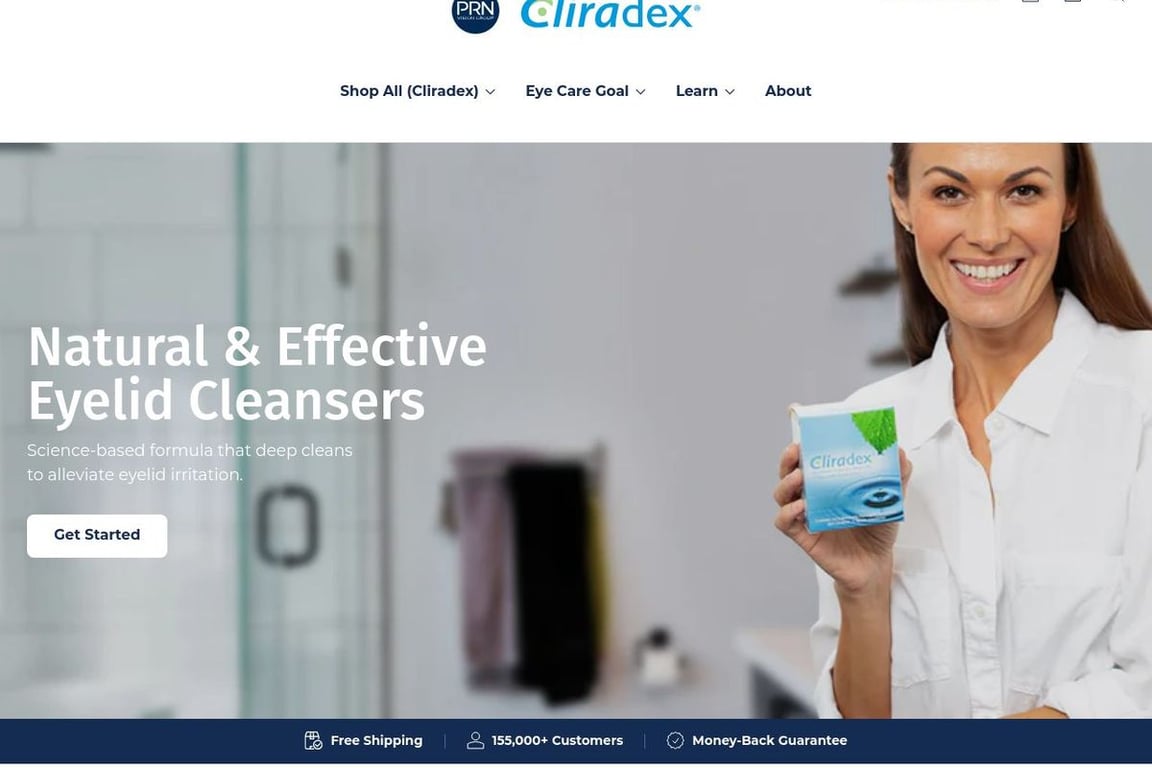 Cliradex homepage