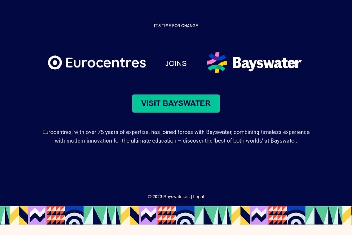 Eurocentres (US) homepage