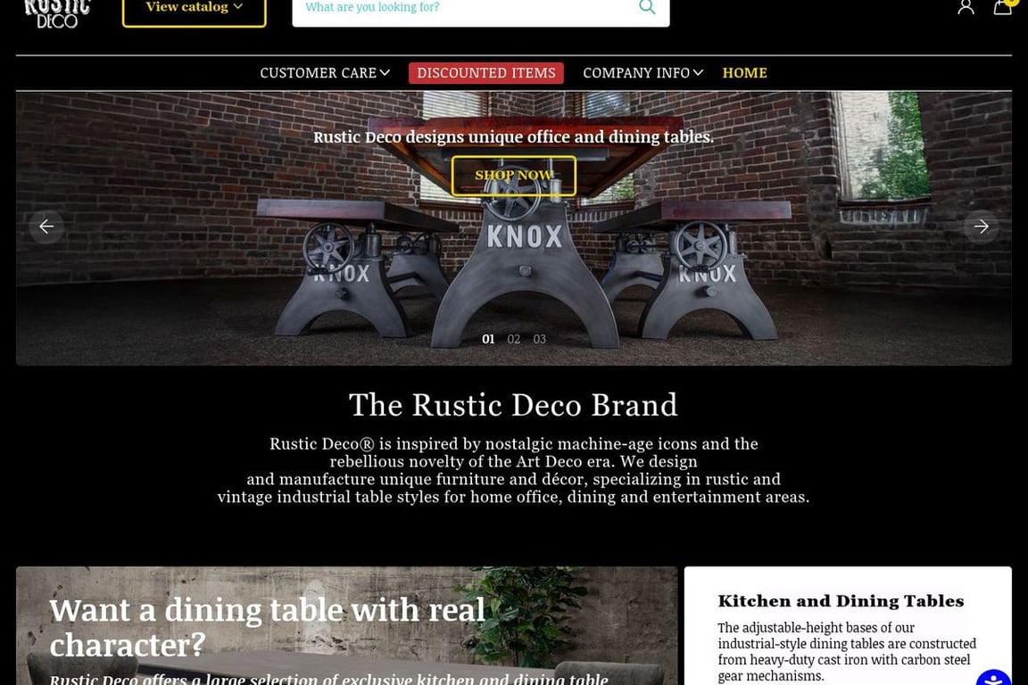Rustic Deco Incorporated homepage