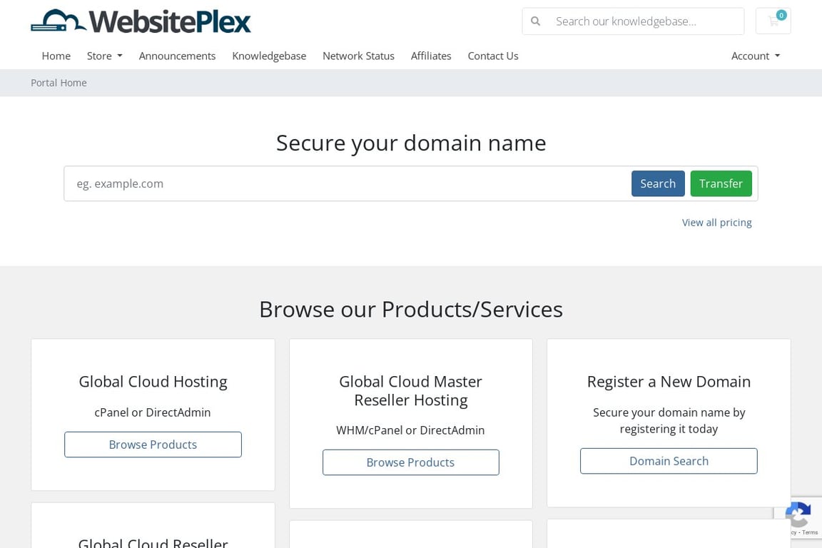 JixHost homepage