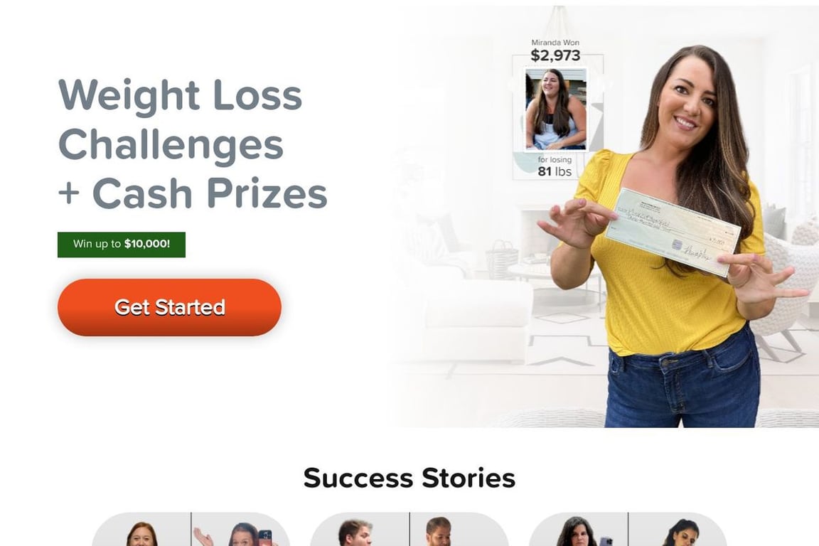 HealthyWage homepage