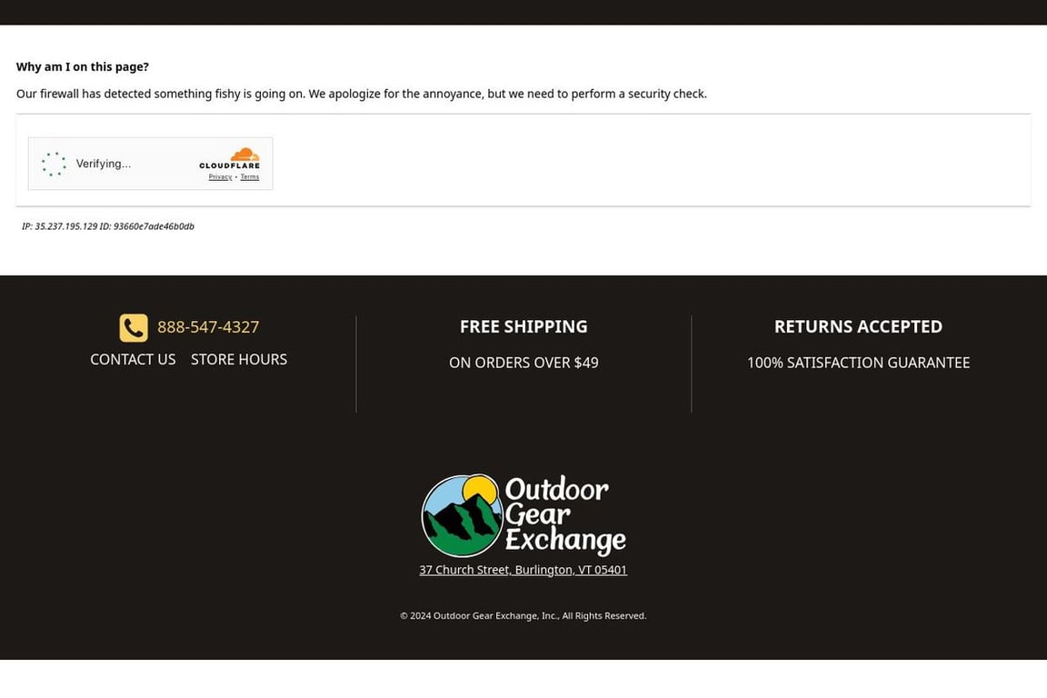 Outdoor Gear Exchange affiliate program signup page