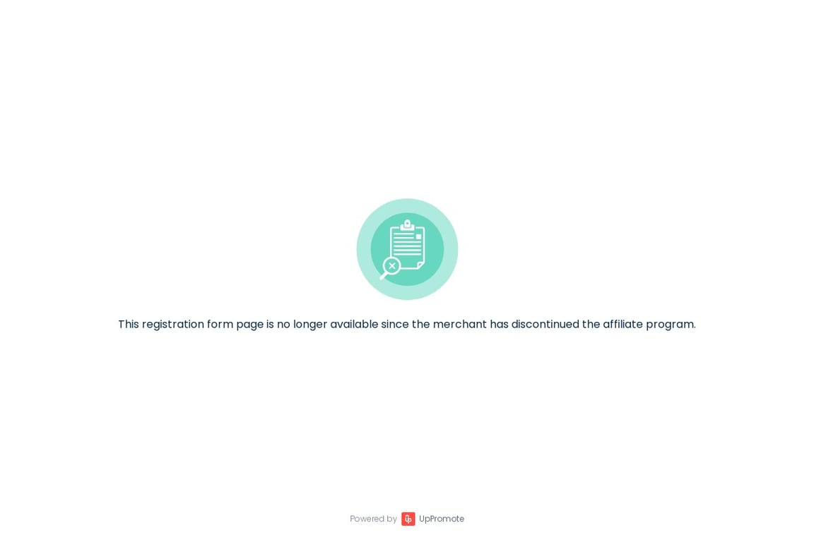 Coloreyelens affiliate program signup page