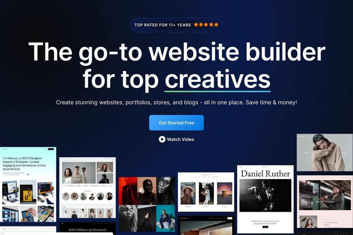 Pixpa homepage