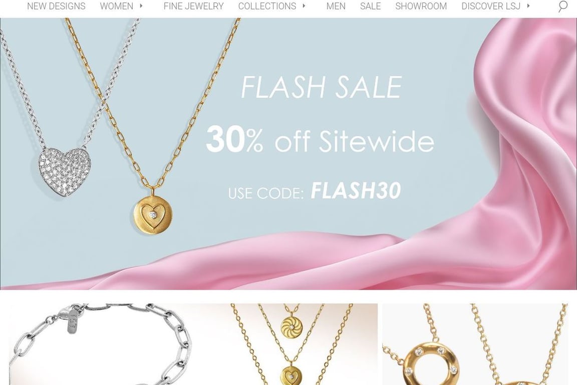 Liza Schwartz Jewelry homepage