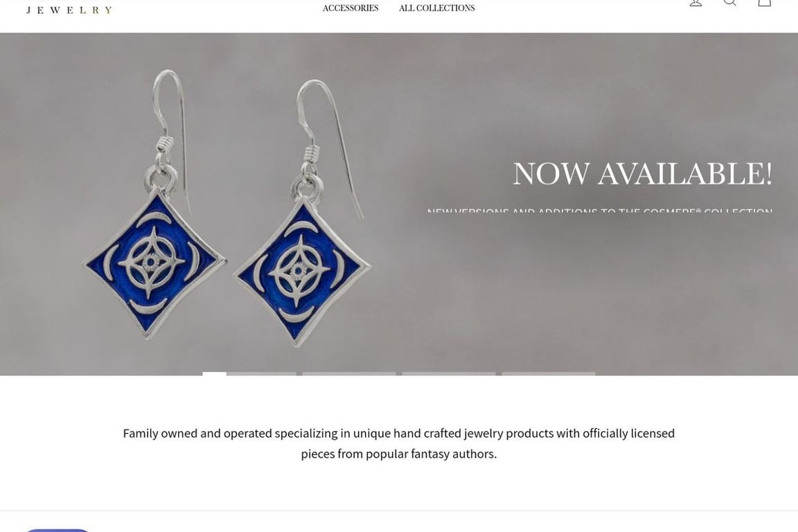 Badali Jewelry homepage