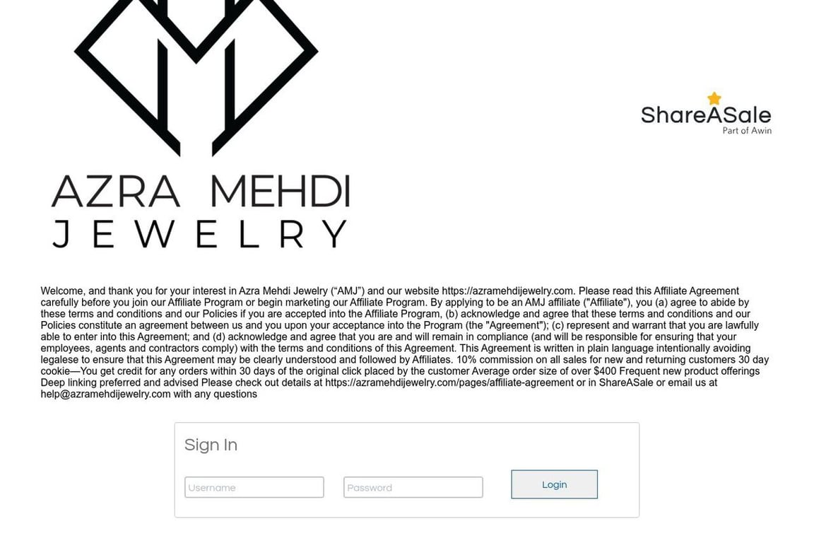 Au Xchange Fine Gold Jewelry affiliate program signup page