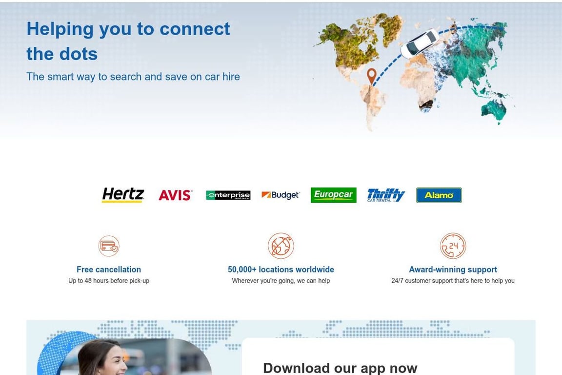 Argus Carhire homepage