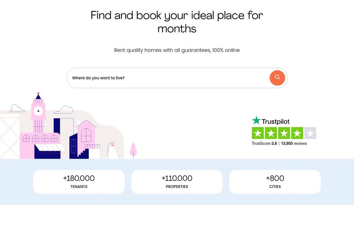 Spotahome homepage