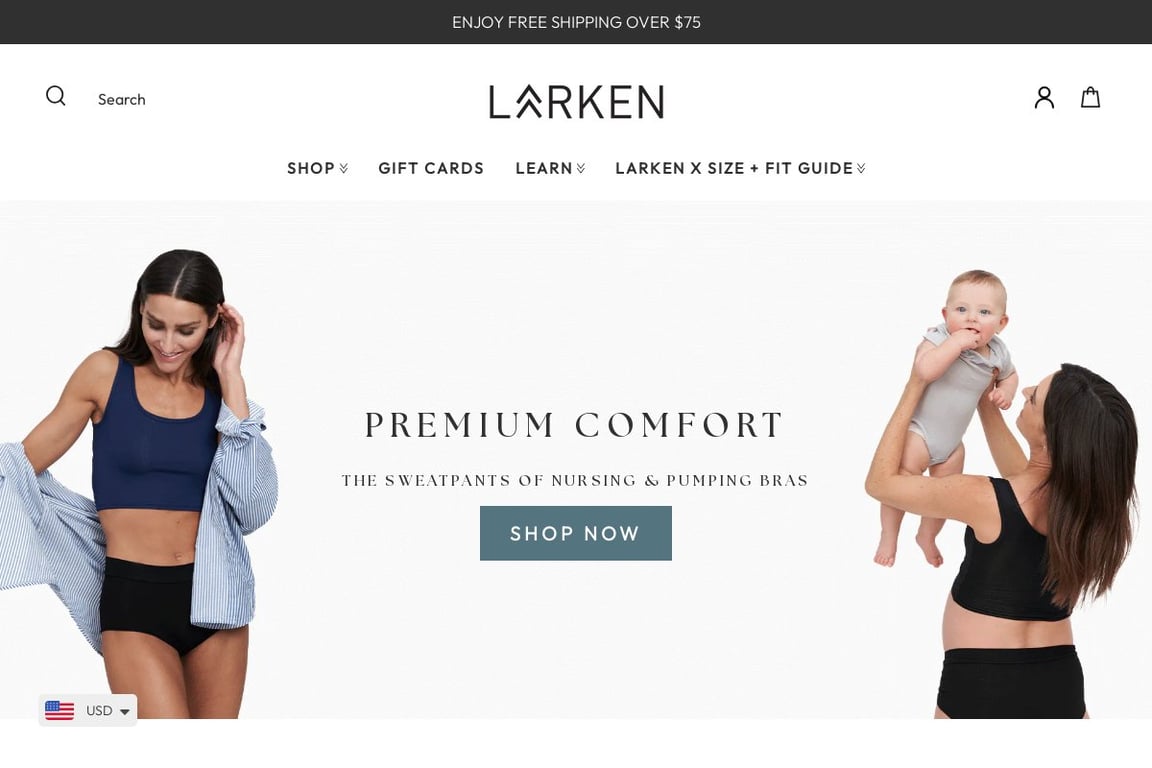 Larken homepage